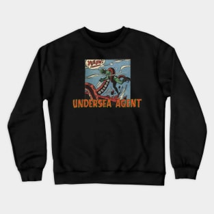 Yeeow! Undersea Agent Octopus Attack Crewneck Sweatshirt